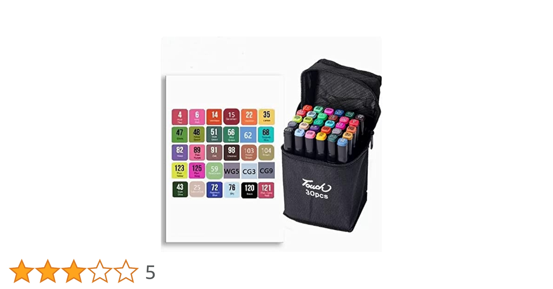 Amazon.co.jp: LIANGSHUAI マーカーペン カラーペン 30色